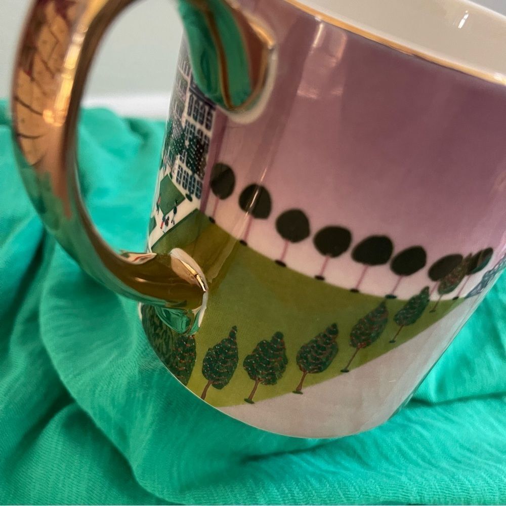 Anthropologie Noel A Paris mug and plate set NEW - Picture 7 of 14